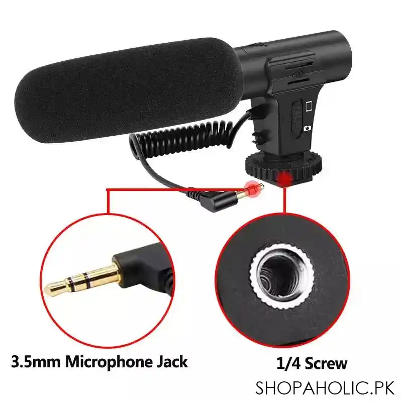 smart vlogging kit with microphone and led light image5