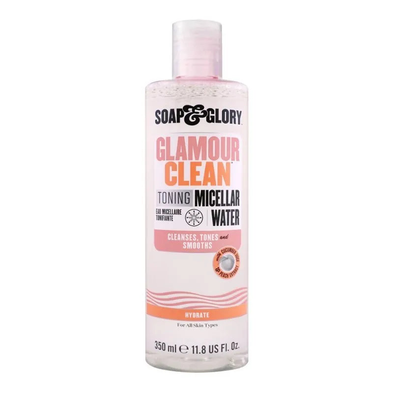 soap & glory glamour clean toning micellar water, 350ml main image