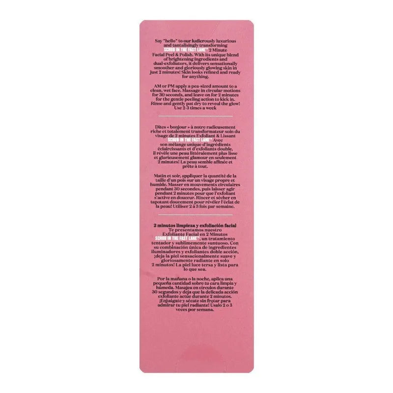 soap & glory scrub in the fast lane facial peel & polish, for all skin types, 100ml image2