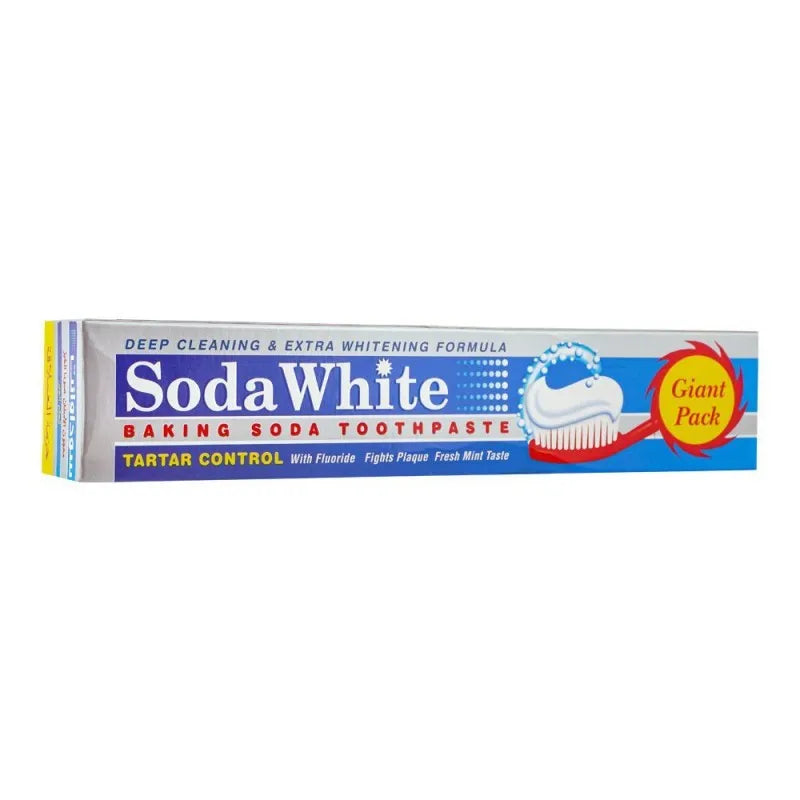 soda white baking soda tartar control toothpaste giant pack, 135g image2