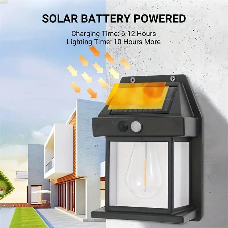 solar outdoor wall light with motion sensor image2