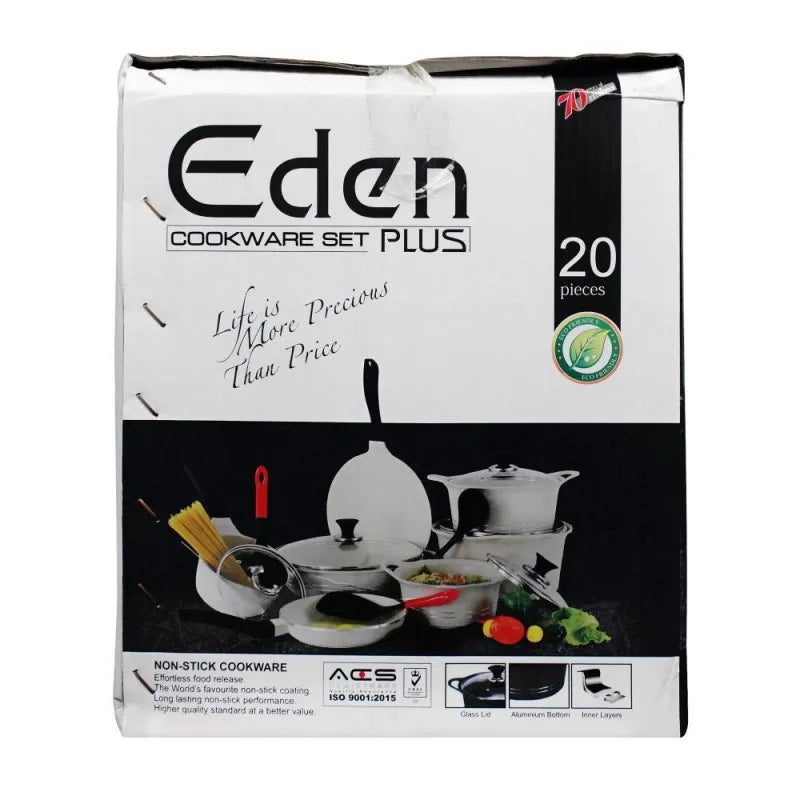 sonex die cast eden plus cooking set, 20 pieces, 52339 image3