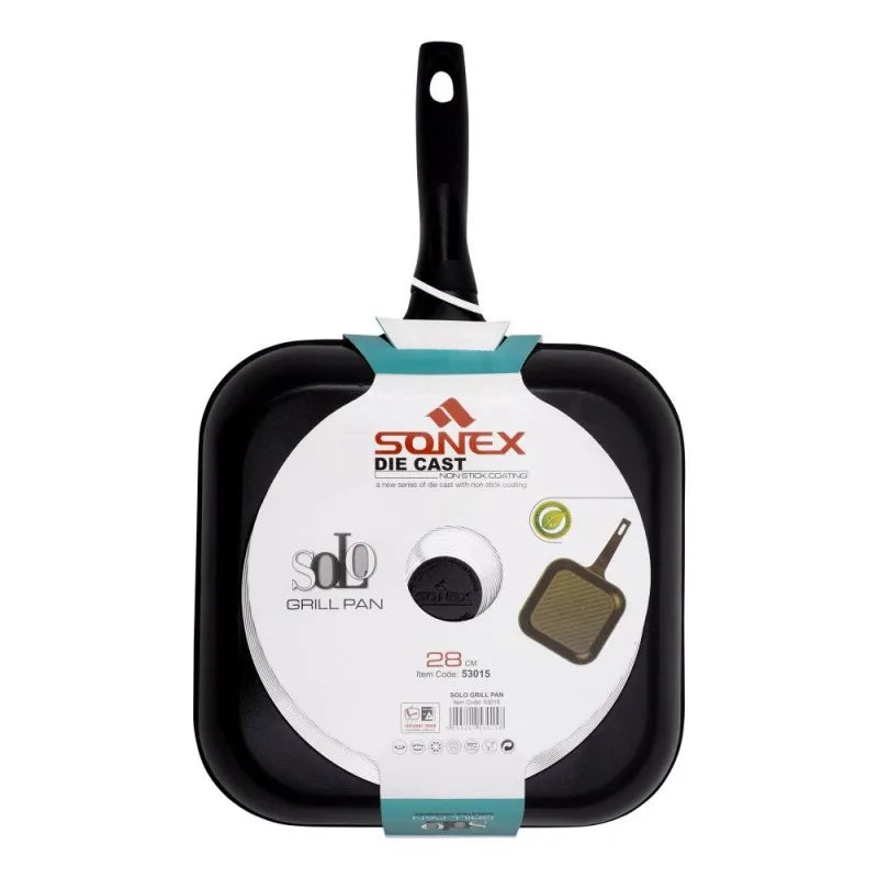 sonex solo die cast gril pan, 28cm, 53015 image4