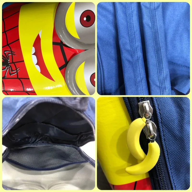 spider minions school bag image5