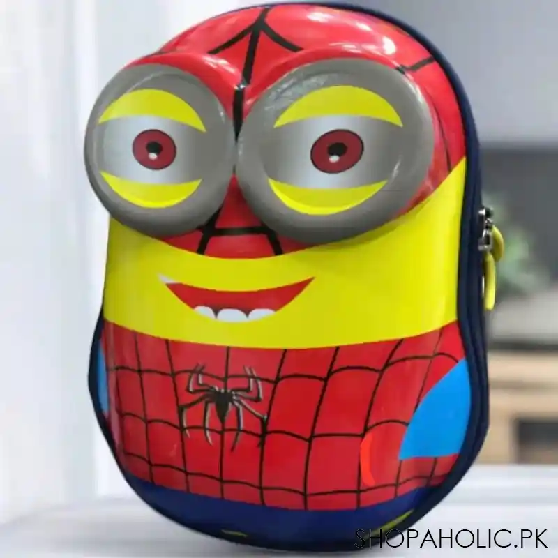 spider minions school bag main image