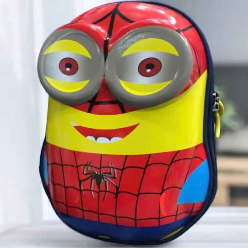 spider minions school bag main image