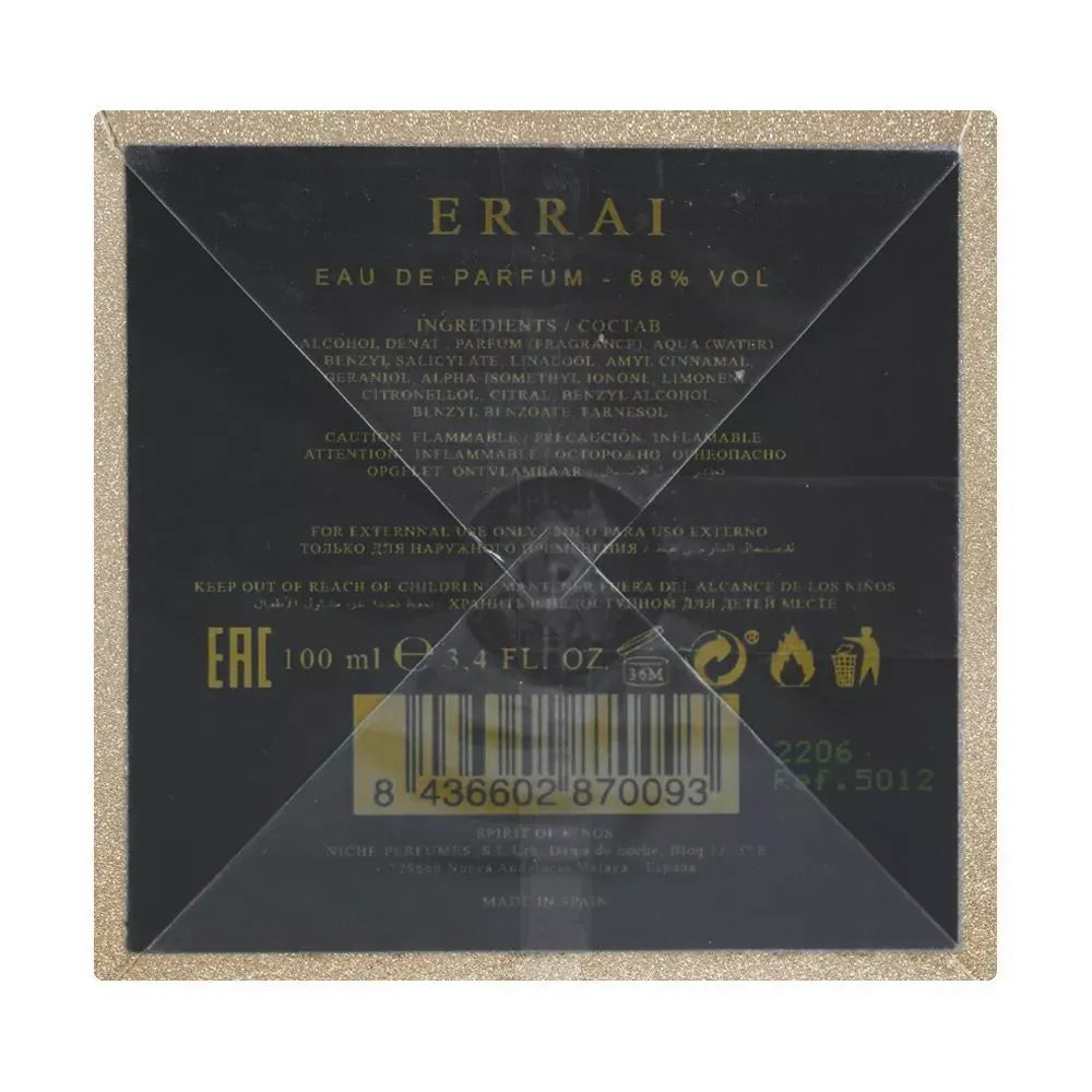 spirit of kings errai eau de parfum, for men & women, 100ml image4