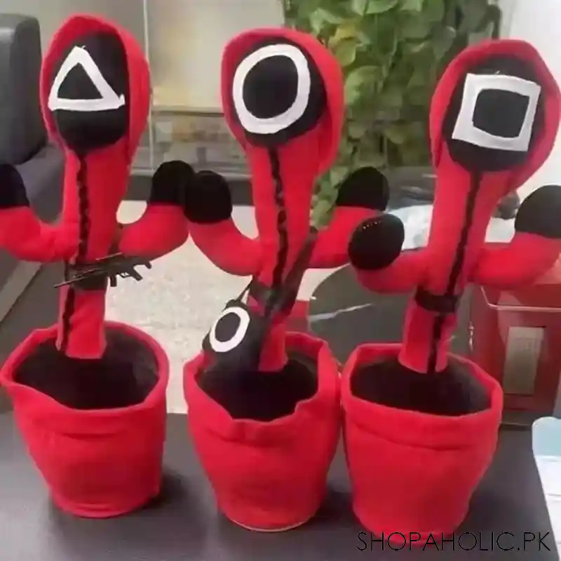 squid game plush dancing singing cactus image2