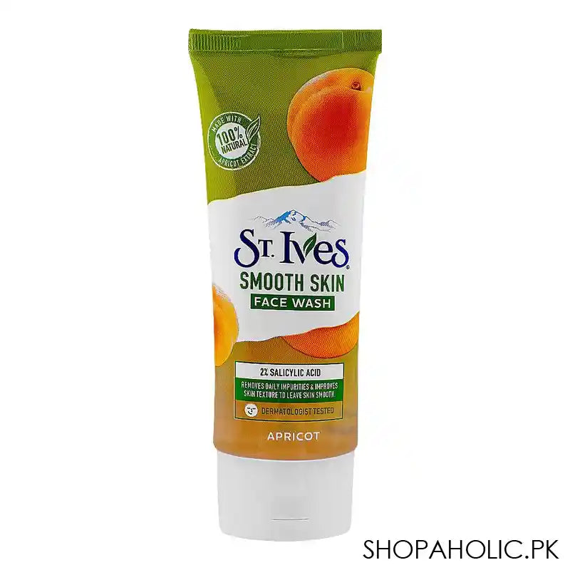 St. Ives Smooth Skin Apricot Face Wash, 100g - Main Image