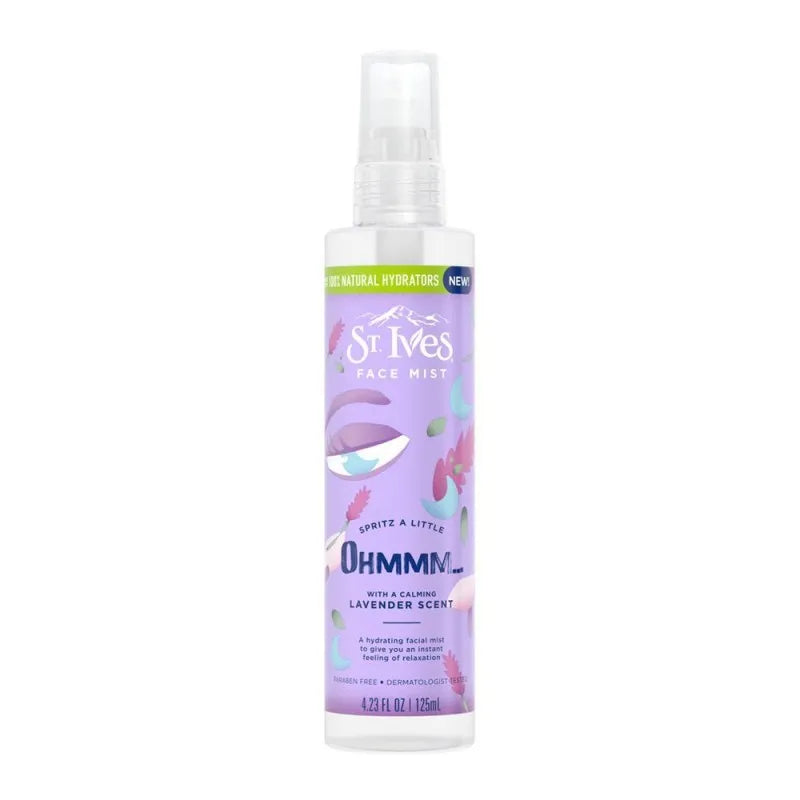 st. ives spritz a little ohmmm lavender scent face mist, paraben free, 125ml main image