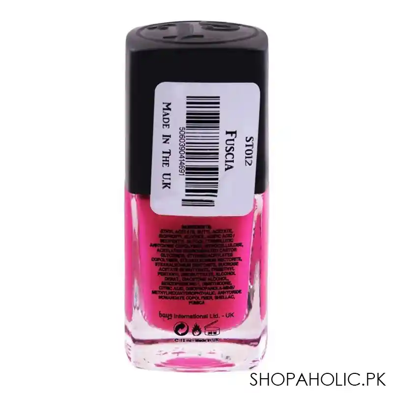 st london colorist nail colour, st012 fuscia image2