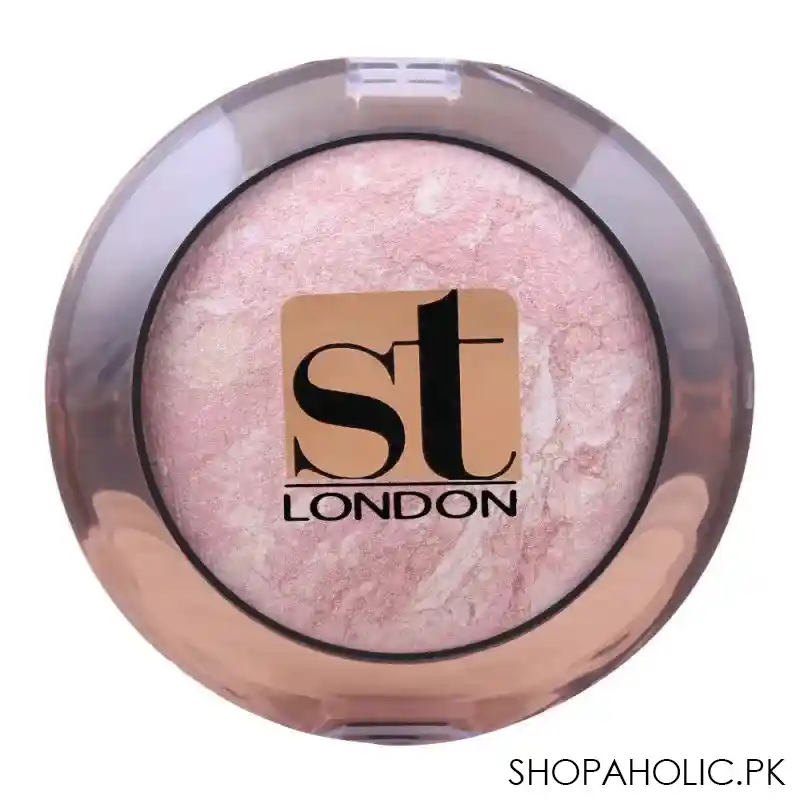 st london glam & shine blusher, satin peach image2