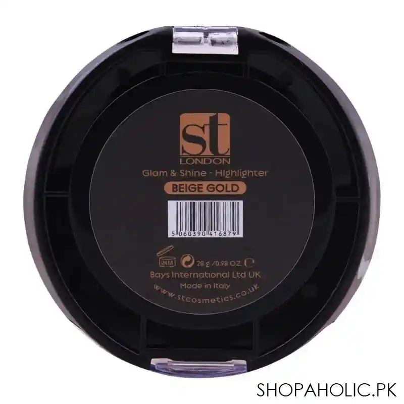 st london glam & shine highlighter, beige gold image3