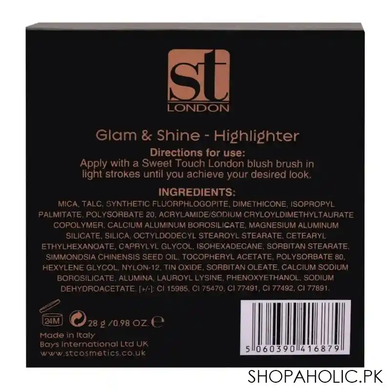 st london glam & shine highlighter, beige gold image5