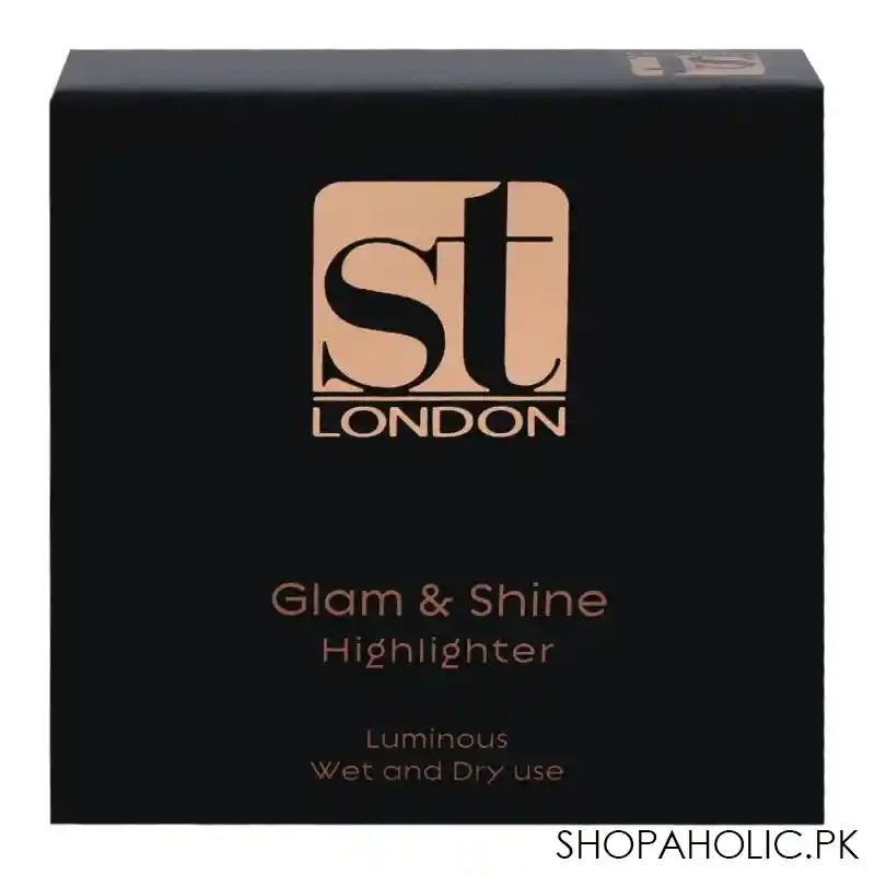 st london glam & shine highlighter, blossom image4