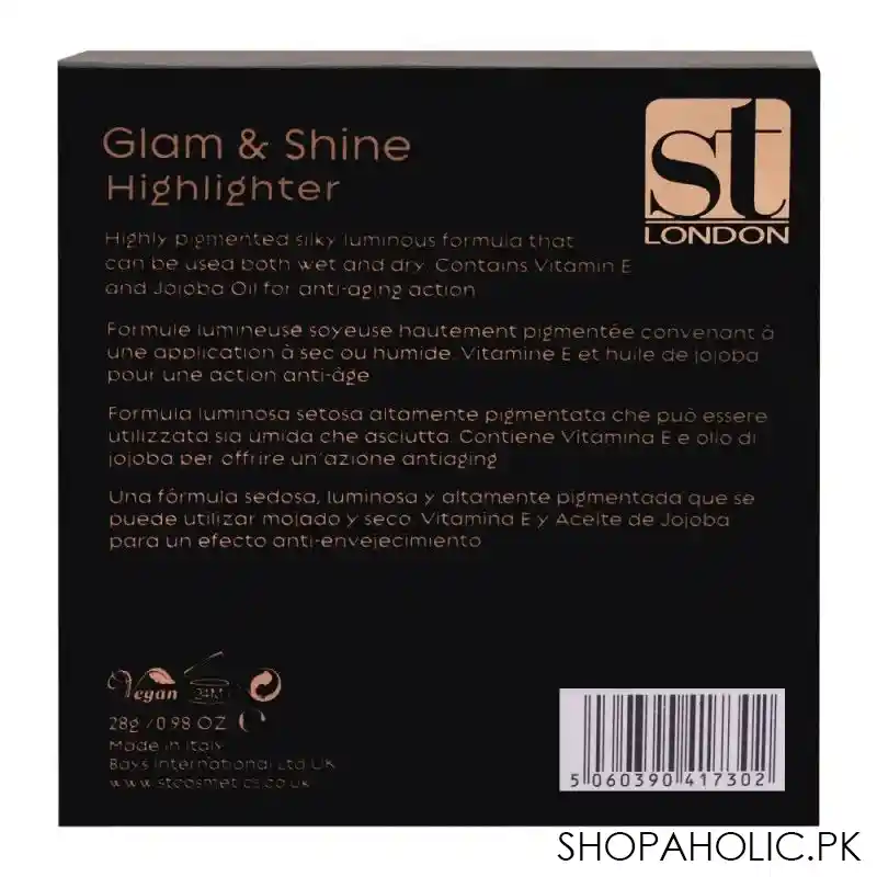 st london glam & shine highlighter, soft glow image5