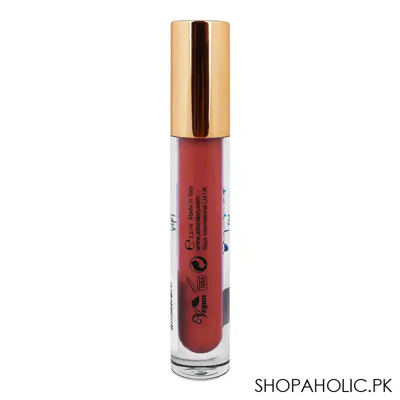 ST London Sensual Lips Creamy Matte Liquid Lipstick, Ultra Pigmented, Long Lasting, Iced Cocoa, 3.5ml - Image 3