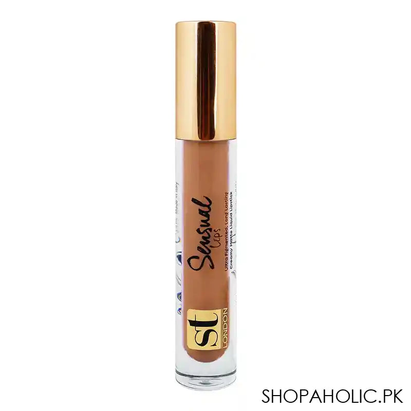 ST London Sensual Lips Creamy Matte Liquid Lipstick, Ultra Pigmented, Long Lasting, Scandal Maker, 3.5ml - Image 2