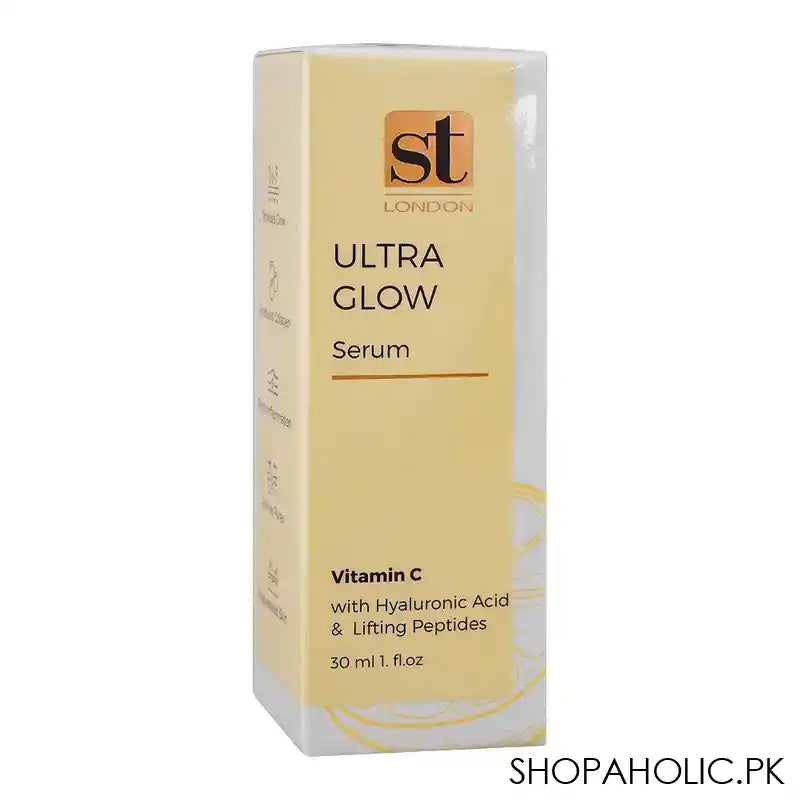 ST London Vitamin C With Hyaluronic Acid & Lifting Peptides Ultra Glow Serum, 30ml - Main Image