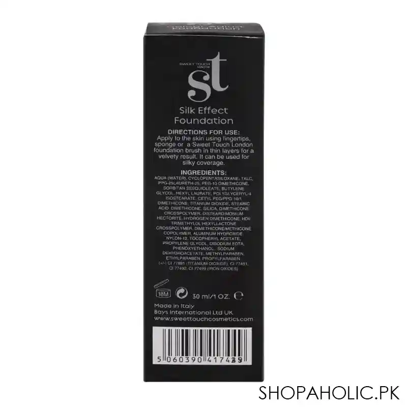 st london youthfull silk effect foundation, 3w, long wear, extremely thin, bright satin finish image3