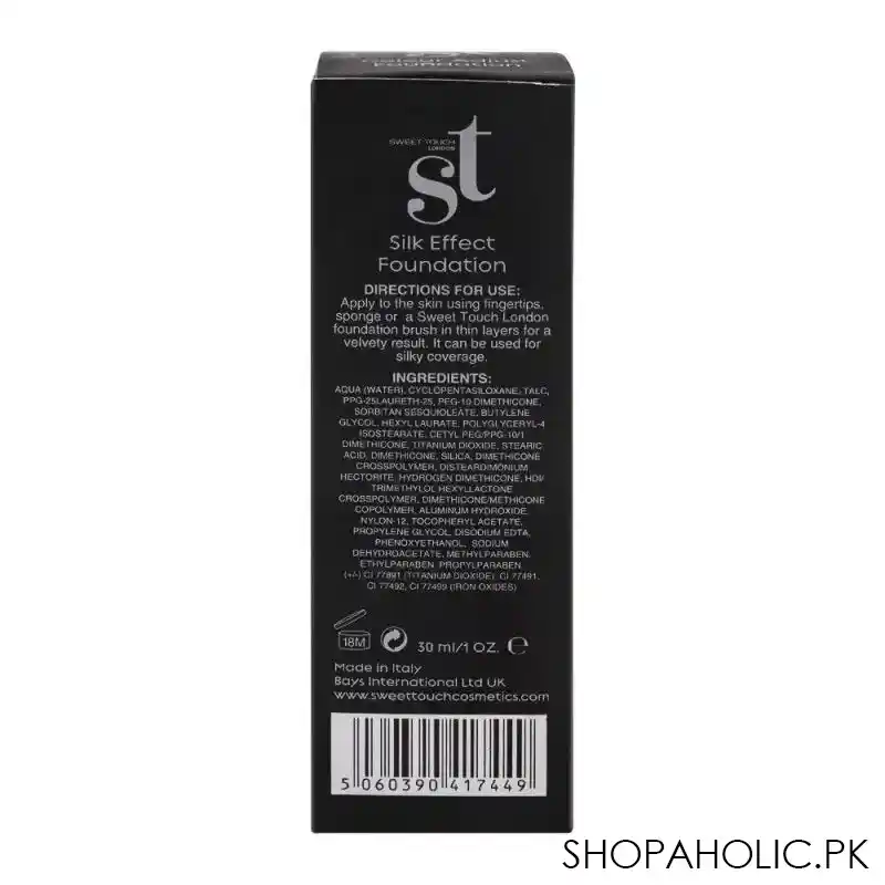 st london youthfull silk effect foundation, fs36, extremely thin, bright satin finish image3