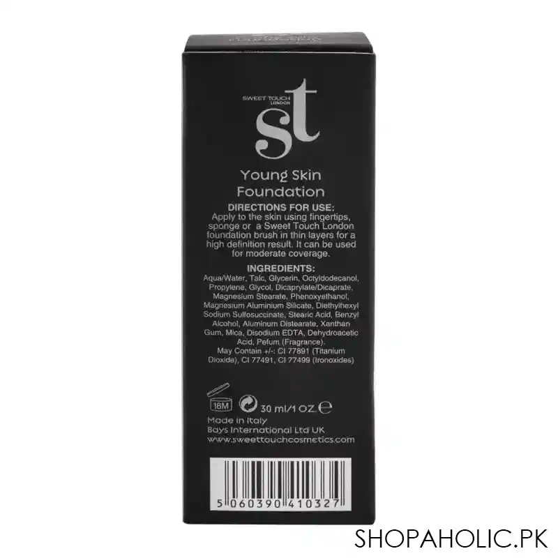 st london youthfull young skin mate foundation, ys 02, long wear, bright satin finish image3