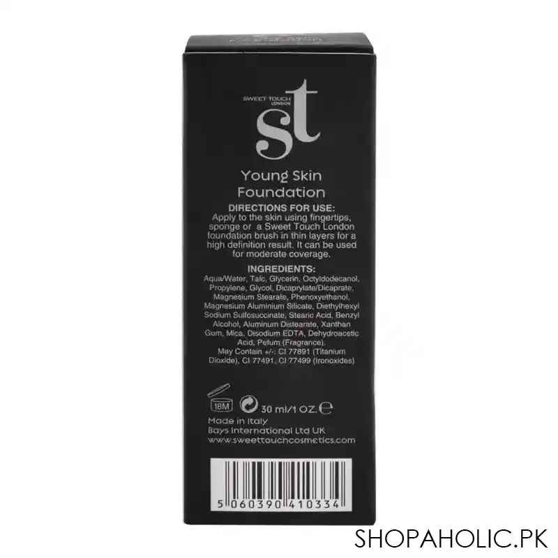 st london youthfull young skin matte foundation, ys 03, spf 20, long wear, bright satin finish image3