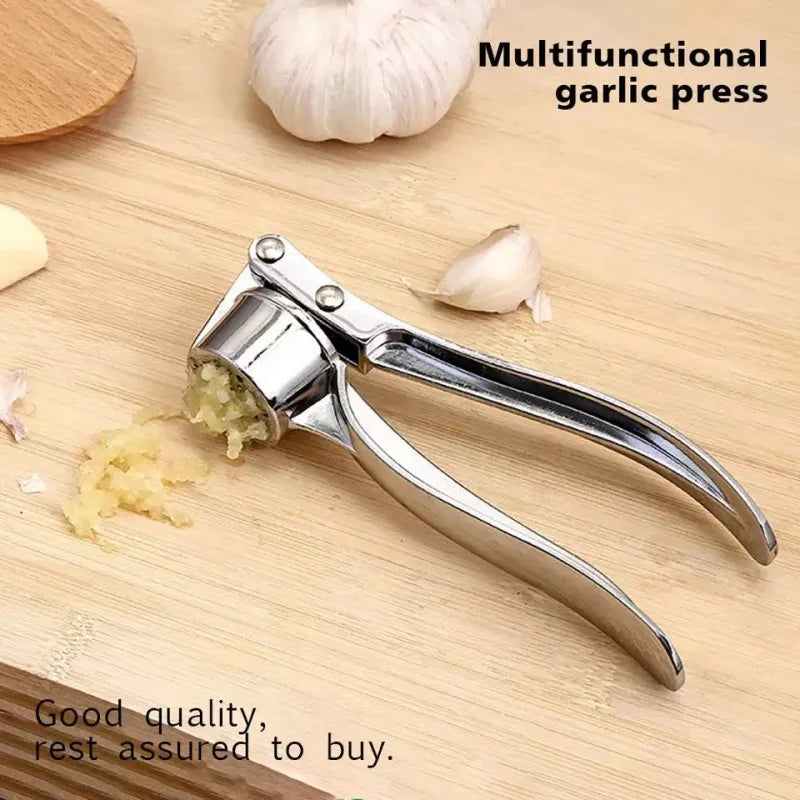 stainless steel garlic press crusher main image