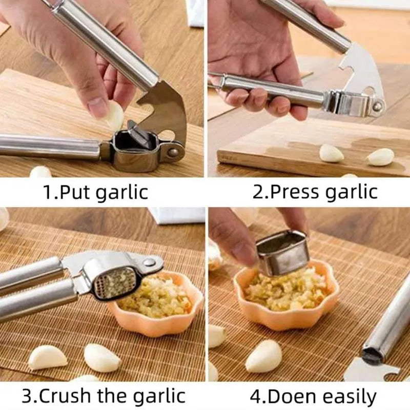 stainless steel garlic press image2