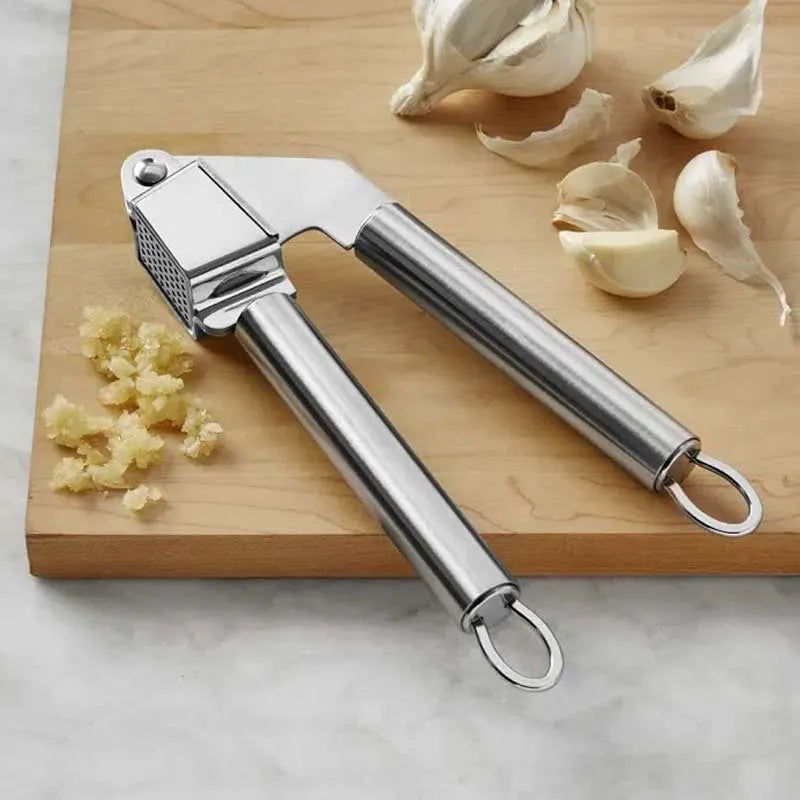 stainless steel garlic press main image