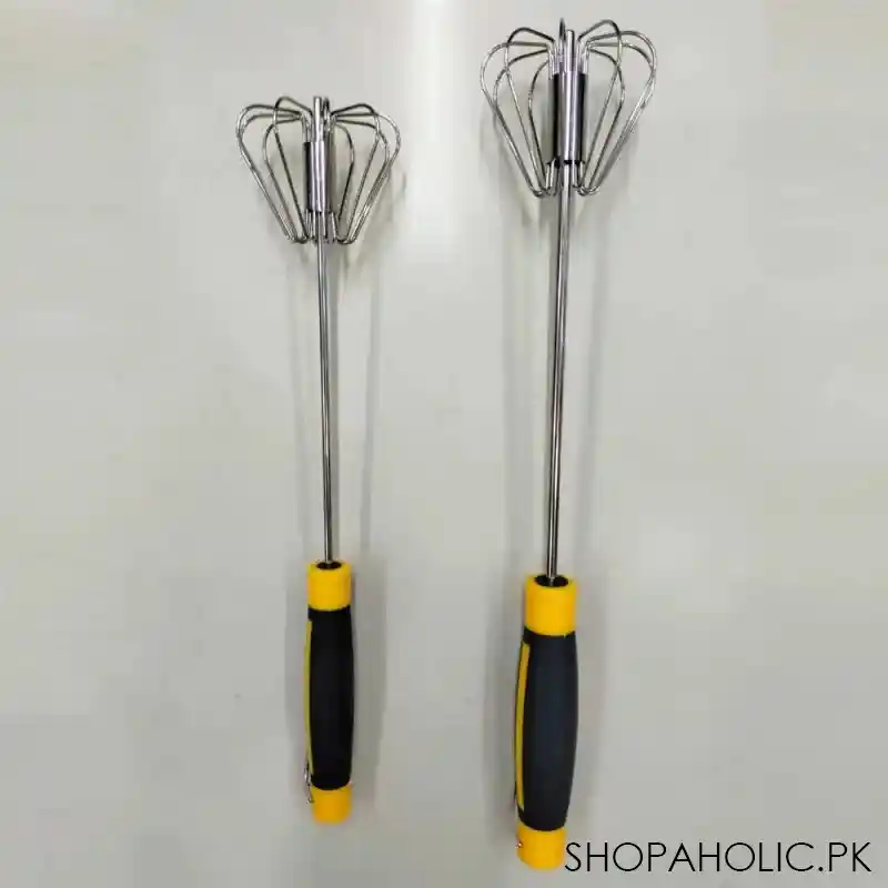 stainless steel hand push egg beater main image