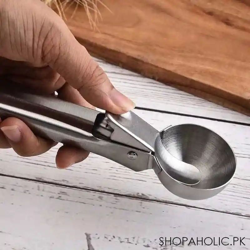 stainless steel ice cream scoop image2