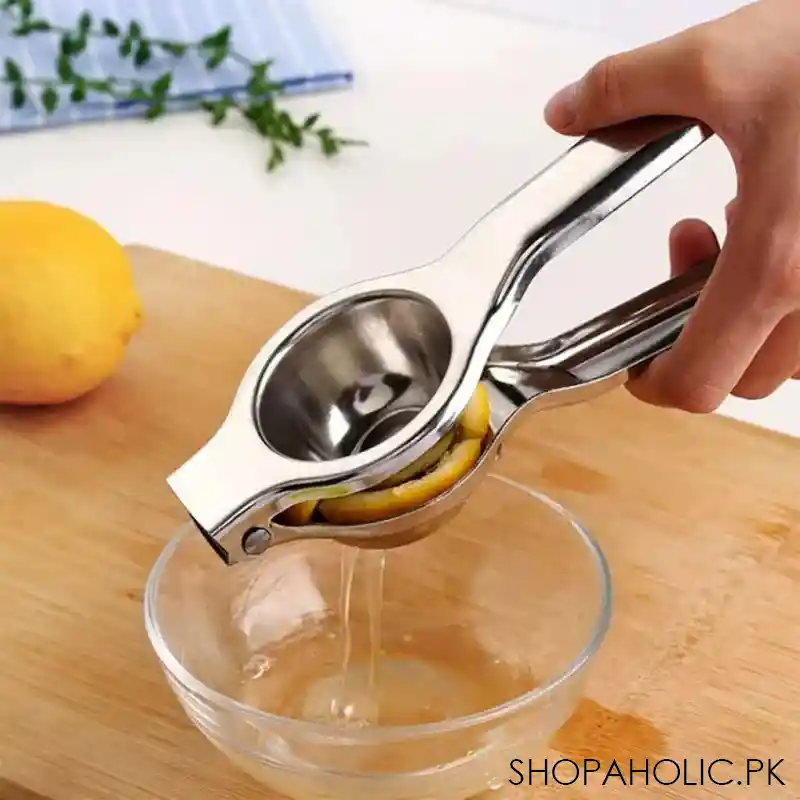 stainless steel lemon squeezer main image