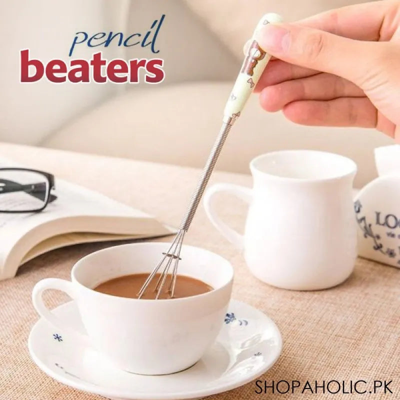 stainless steel pencil beater with ceramic handle main image