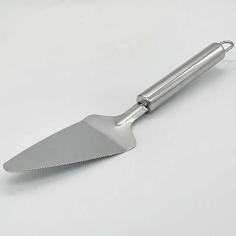 stainless steel pizza and cake lifter with side cutter image3