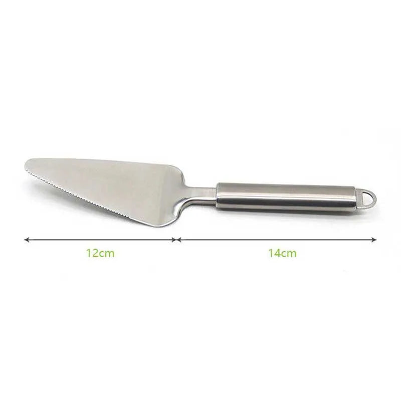 stainless steel pizza and cake lifter with side cutter image6