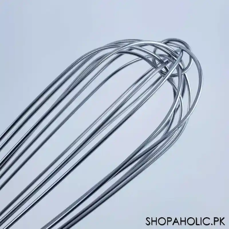 stainless steel professional egg whisker large high quality image2