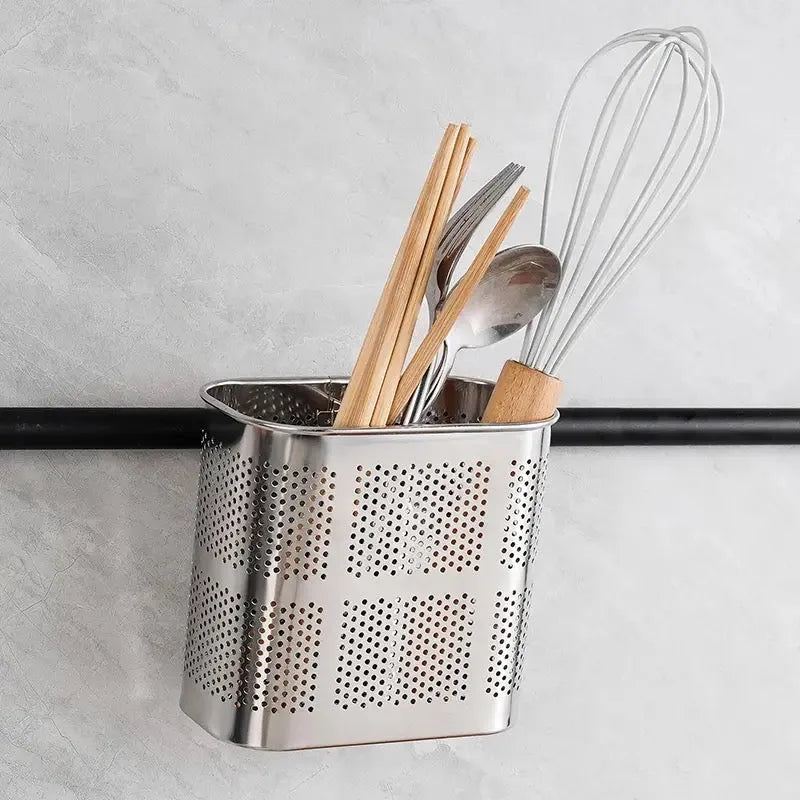 stainless steel utensil holder image2