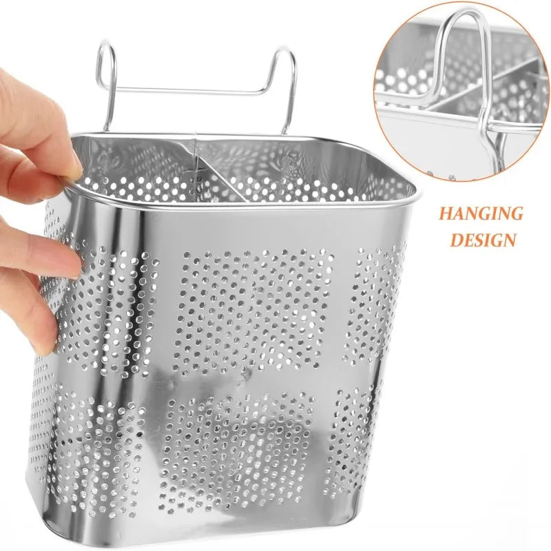 stainless steel utensil holder image3