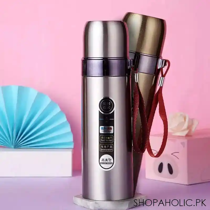 stainless steel vacuum flask hot and cold water bottle   500ml main image