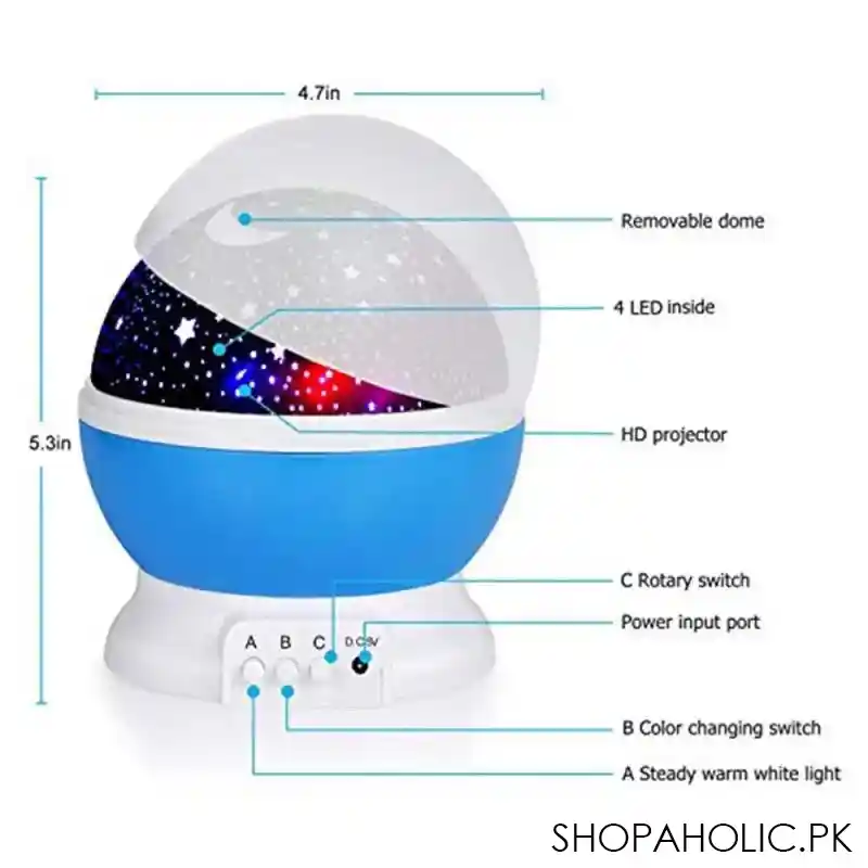 star master dream rotating projector led night party lamp image5