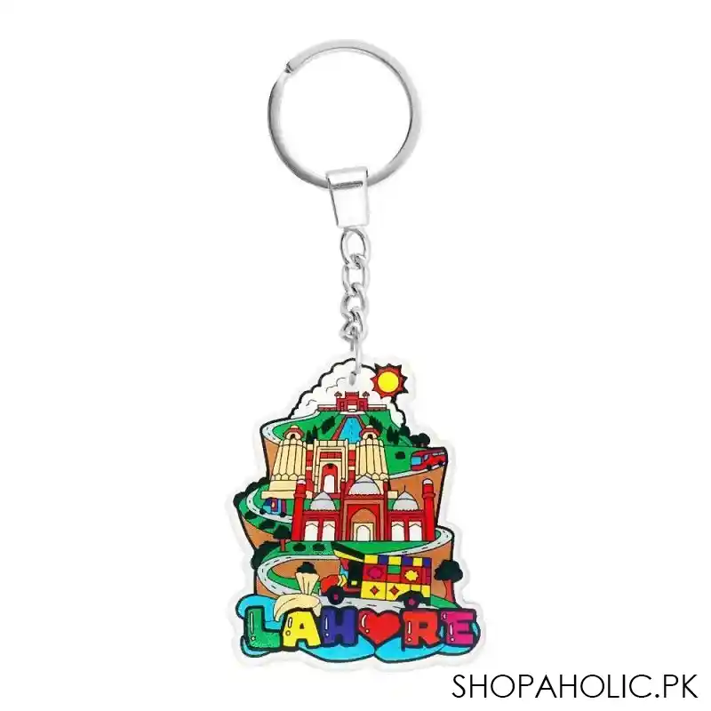 star shine truck art, lahore keychain round, key22 main image