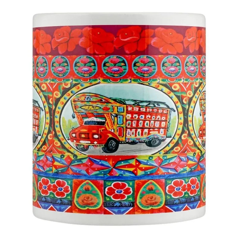 star shine truck art, truck (red) digital printed mug, dm005 image2