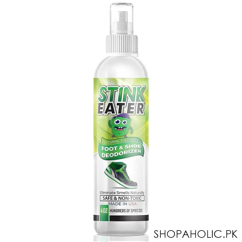 stink eater foot and shoe deodorizer spray bottle for foot odor eliminator & freshener   100ml image4