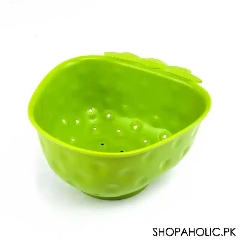 strawberry shaped mini colander melamine image3