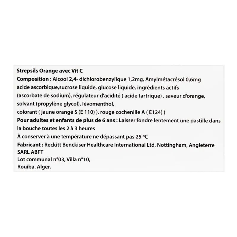strepsils vitamin c, imported, 24 tablets image3
