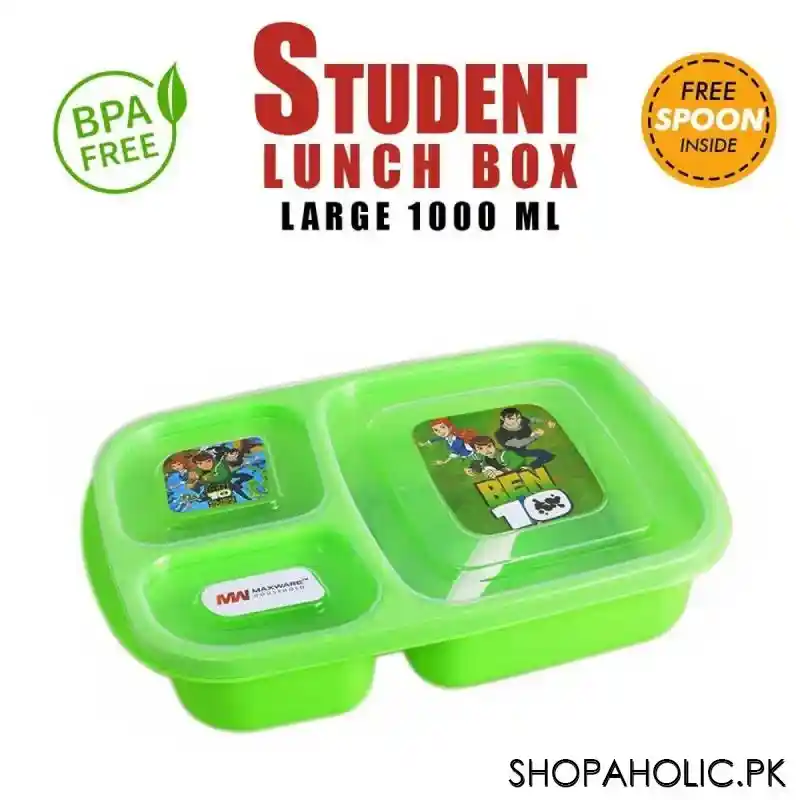 student 3 partition lunch box   1000 ml image3