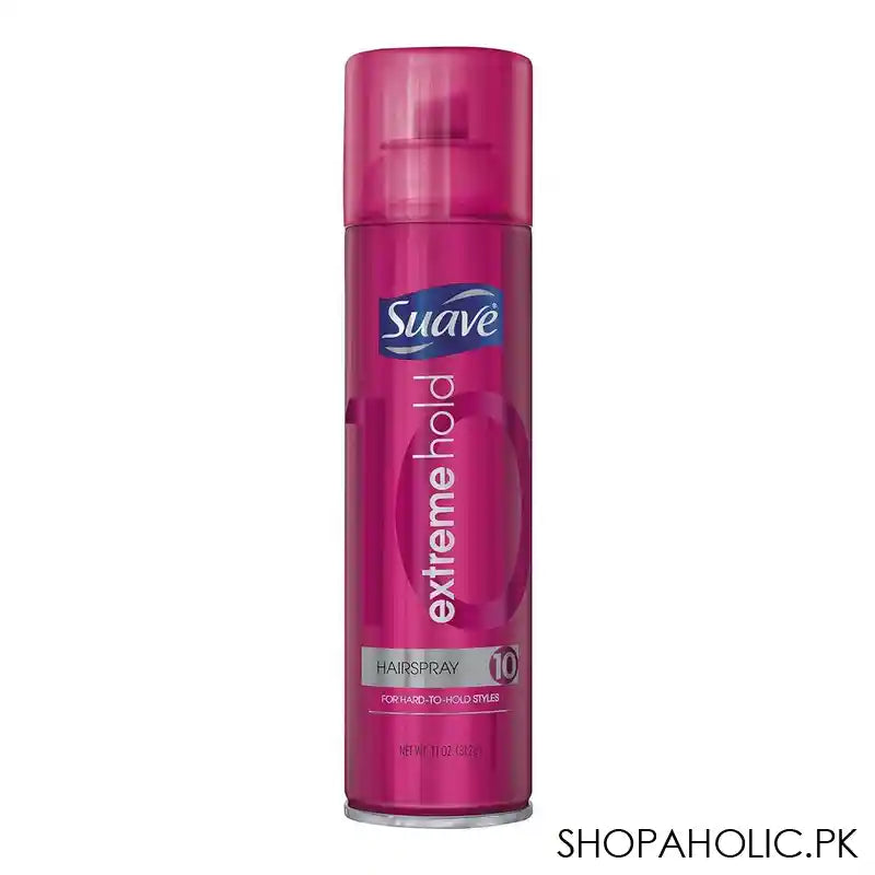 Suave Extreme Hold 10 Hair Spray, For Hard To Hold Styles, 312g - Main Image