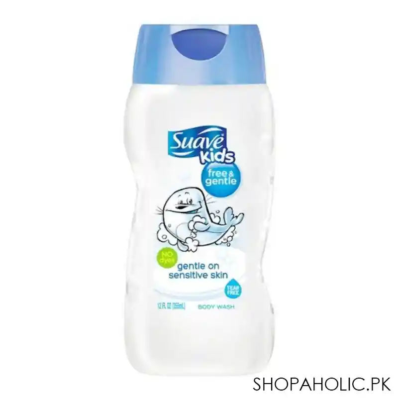 suave kids free & gentle body wash 355ml main image