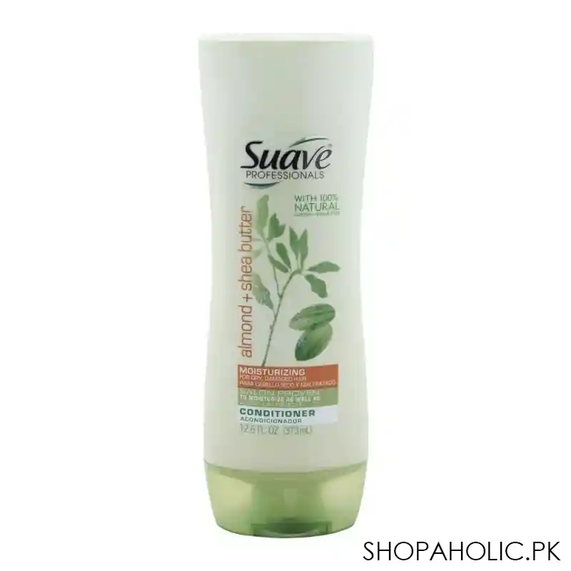 suave professionals almond + shea butter moisturizing conditioner, 373ml main image